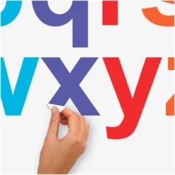 Colorful Lowercase Alphabet Giant Peel And Stick Wall Decals - RoomMates -Children Products Store GUEST a17f549d 95dd 48a6 afd8 248290e80220