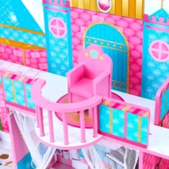Olivia's Little World By Teamson Kids Furnished Castle Dollhouse For 12" Dolls -Children Products Store GUEST a258bde3 2981 4623 85fd 1fd0cf1bb421