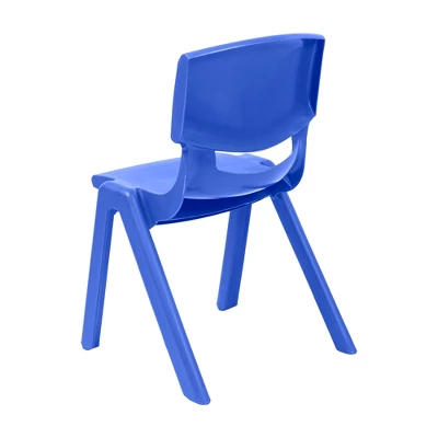 ECR4Kids Plastic School Stack Chair For Indoors And Outdoors, 14in Seat Height, 4-Pack 10 ECR4Kids Plastic School Stack Chair For Indoors And Outdoors, 14in Seat Height, 4-Pack - Image 8