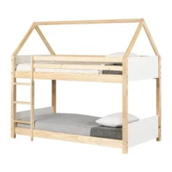 Sweedi House Bunk Beds White/Natural - South Shore -Children Products Store GUEST a556f193 99eb 4050 b953 125cd858b166