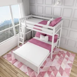 Max & Lily L-Shaped Twin Over Full Bunk Bed -Children Products Store GUEST a72cddec e0fa 4185 8533 88a61d951d95