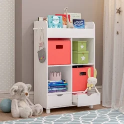 Kids' Book Nook Cubby Storage Cabinet With Bookrack - RiverRidge Home -Children Products Store GUEST a72da737 c532 4a78 ad1b b4892bd869fd