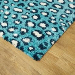 Alma Leopard Print Shag Kids' Rug - Balta Rugs -Children Products Store GUEST a8264326 4133 4b01 8dd5 ae6be5e7dbb2