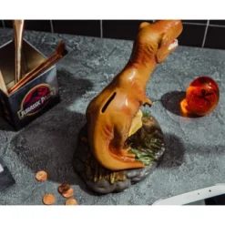 Silver Buffalo Jurassic World T-Rex 6-Inch Ceramic Sculpted Coin Bank Storage -Children Products Store GUEST ab8e0893 5bdc 4b90 9449 cb468829ed0e