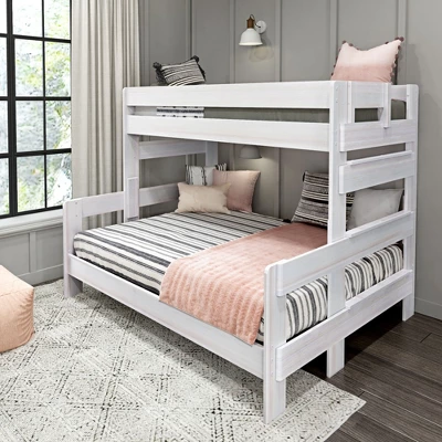 Max & Lily Farmhouse Twin XL Over Queen Bunk Bed 3 Max & Lily Farmhouse Twin XL Over Queen Bunk Bed