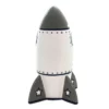Bank Roger Rocket Bank - One Bank 9 Inches - Space - 3577Gb - Ceramic - Off-White -Children Products Store GUEST ada409b0 14a4 4c02 84a2 83a113c47645