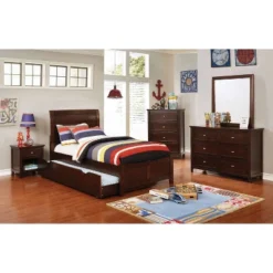 HOMES: Inside + Out Twin Portero Trundle Brown Cherry - IoHOMES -Children Products Store GUEST ae6aadbb 01b9 4aec 9ba7 d172c8894fa8