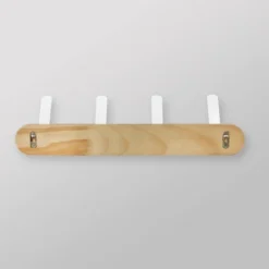 Metal And Wood Hanging Kids' Wall Hooks White - Pillowfort™ -Children Products Store GUEST aed7a8b1 ab9c 4cdf 876a e71da6f63d0f