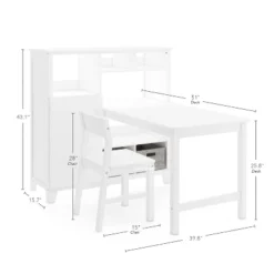 Martha Stewart Living And Learning Kids' Media System With Desk Extension -Children Products Store GUEST af6a8084 ccdd 4f29 80dd 35fc1bd5c542