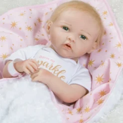 Paradise Galleries Reborn Baby Doll In Silicone-like Vinyl, 19 Inch Newborn Girl Baby Bundles: Born To Sparkle, 7-Piece Ensemble -Children Products Store GUEST b03d29ab 2151 43f1 8345 148c8e73d3bc