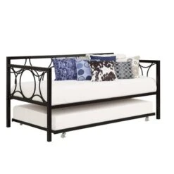 Gavin Universal Metal Trundle For Daybeds Black - Room & Joy -Children Products Store GUEST b0645484 25ba 43b1 8540 64ee15911386