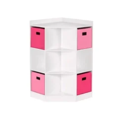 5pc Kids' Corner Cabinet Set With 4 Bins Set - RiverRidge Home -Children Products Store GUEST b1eb82fc 2644 4029 9ba0 808e6642881c