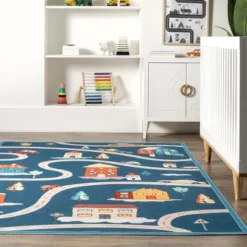 NuLOOM Zita Neighborhood Machine Washable Kids Area Rug -Children Products Store GUEST b1f2bed9 da48 4b35 ab83 78a7d4be1133
