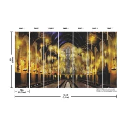 Harry Potter Great Hall Mural - RoomMates -Children Products Store GUEST b2b4c6a5 4e83 466e b8c9 d318f6584e29