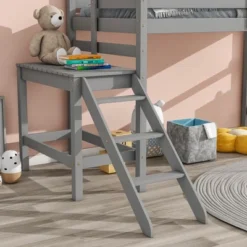 Loft Bed With Platform And Ladder - ModernLuxe -Children Products Store GUEST b34c1dfa e767 4e0c 83e4 ca10bc7f2502