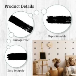 Lines Wall Decor Black - Decalcomania -Children Products Store GUEST b47ceec4 e34c 4d75 b85b 87667aa26553