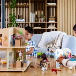 HABA Little Friends Dollhouse City Villa With 10 Pieces Of Furniture -Children Products Store GUEST b554dbad 3ead 40de 980a 5f65443927a2