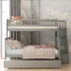 Twin Over Full Bunk Bed With Trundle Bed And Staircase-ModernLuxe -Children Products Store GUEST b8b61216 ac47 46d8 8c2c a010efbdde88