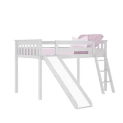 Max & Lily Twin Low Loft Bed With Slide -Children Products Store GUEST bd2ce0e3 db7b 4c4c b957 6efb1c3b8ea1
