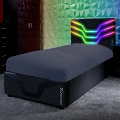 Twin Cosmos RGB Gaming Bed Black - X Rocker 23 Twin Cosmos RGB Gaming Bed Black - X Rocker -Children Products Store GUEST bd59f6d3 b0db 4c12 b8f5 1d069edb58bc
