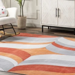 NuLOOM Ilana Retro Machine Washable Kids Area Rug -Children Products Store GUEST be2fa3a9 dcc5 48c3 913a 5050a049ac16