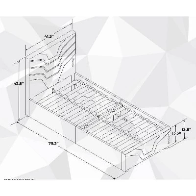 Twin Cosmos RGB Gaming Bed Black - X Rocker 20 Twin Cosmos RGB Gaming Bed Black - X Rocker - Image 18