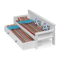 Sofa/Daybed With Trundle For 18" Dolls - White/Multi -Children Products Store GUEST bf2b08b1 9152 43dd a2f8 cae99e747549
