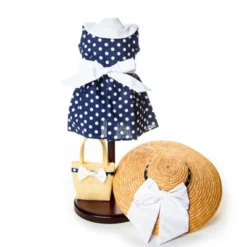 The Queen's Treasures 18 Inch Doll Blue Polka Dot Dress With White Bow Shoes -Children Products Store GUEST bfbc6e0d adbb 4767 a719 f7c61d34a78d