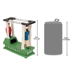 Design Toscano The Acrobat Collectors' Die-Cast Iron Mechanical Coin Bank -Children Products Store GUEST c1645dc9 1582 4f95 81f6 a60ae16f16a4