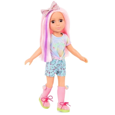 Glitter Girls Poseable Doll With Colored Hair & Accessories - Nixie 6 Glitter Girls Poseable Doll With Colored Hair & Accessories - Nixie - Image 4