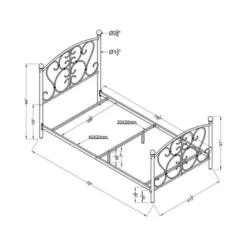 HOMES: Inside + Out Twin Allen Kids' Metal Bed - IoHOMES -Children Products Store GUEST c1a509e4 c099 4d4d 9c0c 09cc46e35f00