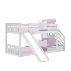 Max & Lily Twin Low Bunk Bed W/ Staircase And Slide -Children Products Store GUEST c35655dc e00e 4931 9f9d 78bbc318e948