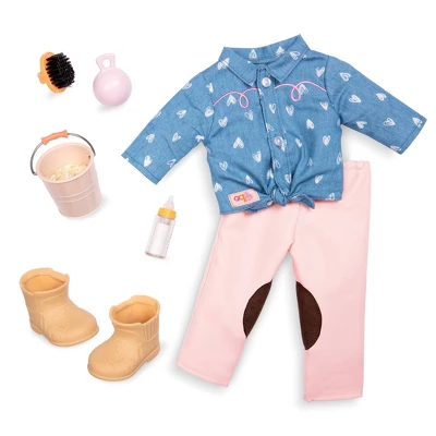 Our Generation 18" Equestrian Doll & Horse Set - Yanira With Foal 4 Our Generation 18" Equestrian Doll & Horse Set - Yanira With Foal - Image 3