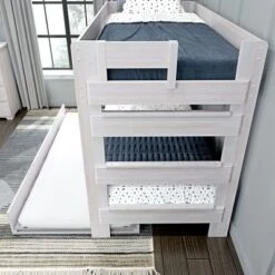 Max & Lily Farmhouse Twin Over Twin Bunk Bed With Trundle -Children Products Store GUEST c6e9ac97 3754 4062 87d3 c22d957a0863