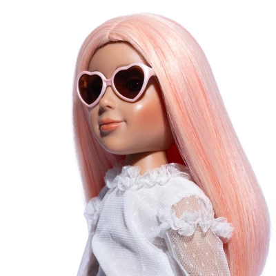 I'M A GIRLY Pink Wig - 14" Long Straight Synthetic Fiber Hair 5 I'M A GIRLY Pink Wig - 14" Long Straight Synthetic Fiber Hair - Image 3