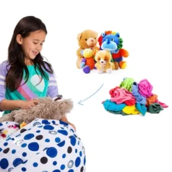 Stuffed Animal Storage Bean Bag Chair Cover For Kids' - Posh Creations -Children Products Store GUEST c920633c 6a8f 4bb3 a9df f8b62e3f8254