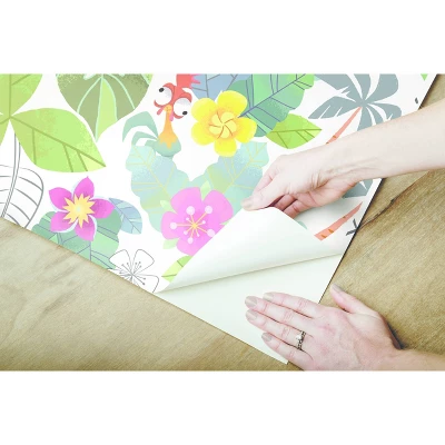 Disney Moana Jungle Peel And Stick Wallpaper - RoomMates 5 Disney Moana Jungle Peel And Stick Wallpaper - RoomMates - Image 3