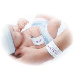 JC Toys La Newborn 14" Baby Doll 8pc Set - Blue