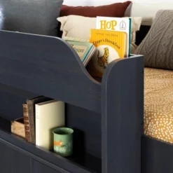 Twin Asten Loft Bed With Desk Blueberry - South Shore -Children Products Store GUEST cb5beeea f05d 4d1f 80eb 802a588fc6ce