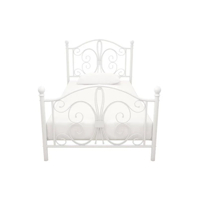 Twin Kids' Bombay Metal Bed White - Room & Joy 9 Twin Kids' Bombay Metal Bed White - Room & Joy - Image 7