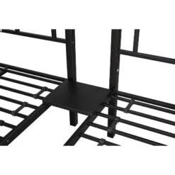 Twin Over Twin Metal Triple Bunk Bed With Ladder-ModernLuxe -Children Products Store GUEST cbe71833 5b03 429e 9144 8312d0bca3a7