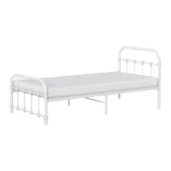 Twin Melissa Metal Bed - BK Furniture -Children Products Store GUEST ce9636cb 02ec 425d 9c04 e772e0e4ab32
