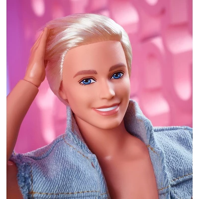 Barbie: The Movie Collectible Ken Doll Wearing Denim Matching Set 3 Barbie: The Movie Collectible Ken Doll Wearing Denim Matching Set