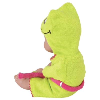 Adora Baby Bath Toy Frog, 8.5 Inch Bath Time Baby Tot Doll With QuickDri Body 5 Adora Baby Bath Toy Frog, 8.5 Inch Bath Time Baby Tot Doll With QuickDri Body - Image 3