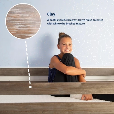 Max & Lily L-Shaped Twin Over Twin Bunk Bed With Bookcase And Desk 7 Max & Lily L-Shaped Twin Over Twin Bunk Bed With Bookcase And Desk - Image 5