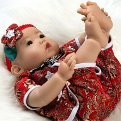 Paradise Galleries Lifelike Reborn Baby Doll Mei, 20 Inch Girl In GentleTouch Vinyl & Weighted Body, 4-Piece Set -Children Products Store GUEST d4d2775a 814c 4384 b144 ae5f6fbb81b2