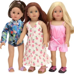 Sophia’s Colorful Collage Print Long Sleeve Rash Guard Swimsuit For 18" Dolls, Blue 7 Sophia’s Colorful Collage Print Long Sleeve Rash Guard Swimsuit For 18" Dolls, Blue -Children Products Store GUEST d6270dda fb8c 4bbe b884 5daf615fbda5