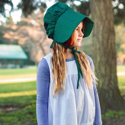 The Queen's Treasures Child-Size Little House Prairie Apron & Bonnet Set 8 The Queen's Treasures Child-Size Little House Prairie Apron & Bonnet Set - Image 6