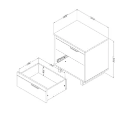 Fynn 2-Drawer Nightstand - South Shore -Children Products Store GUEST d708e8bd c00e 468d b3a0 26985a85732e