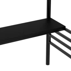 Metal Twin Size Loft Bed With Desk, Black - ModernLuxe -Children Products Store GUEST d7be3dc2 6016 4b21 9919 a41c8fa3f552
